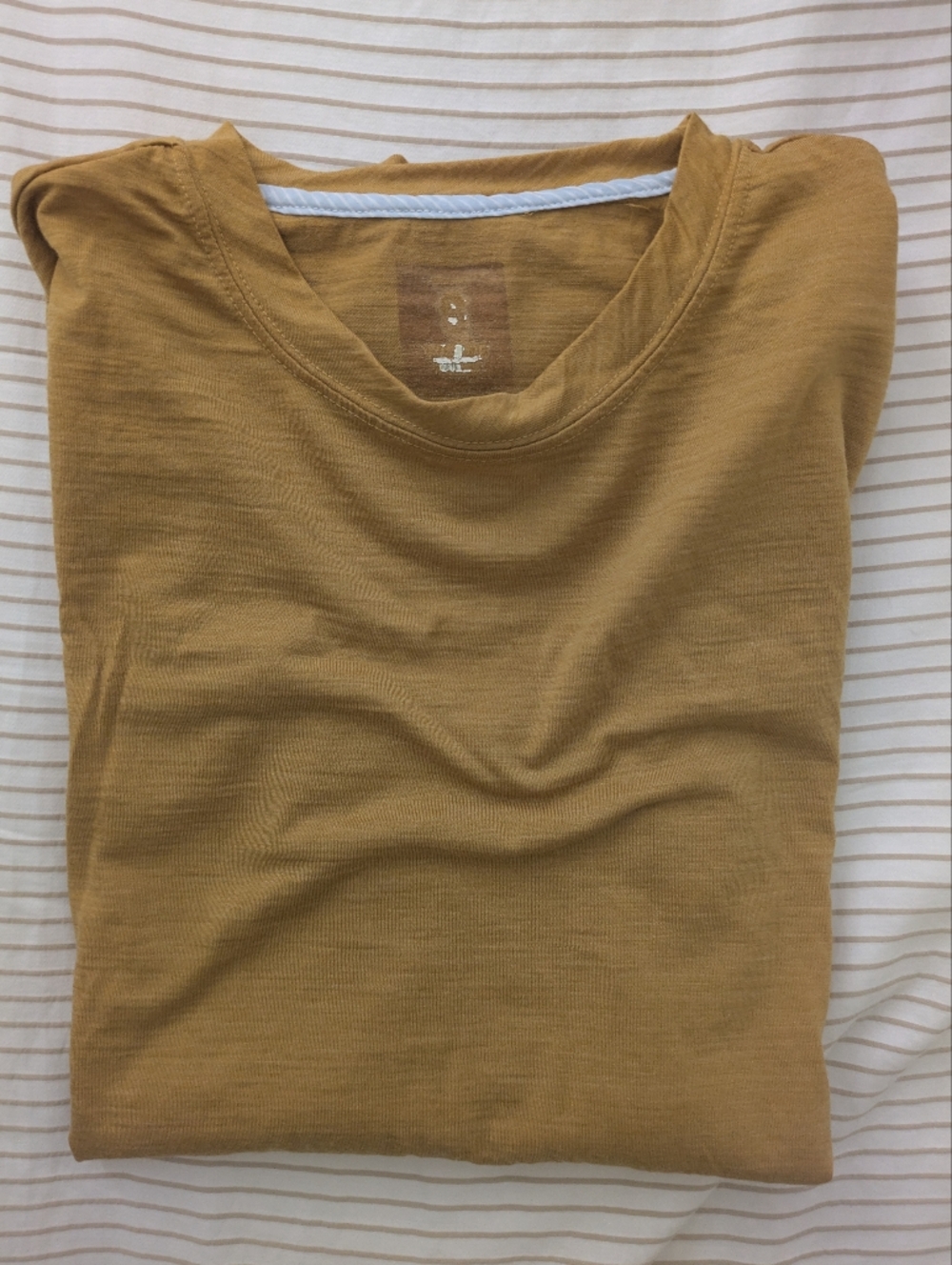 Tracksmith Harrier LS Tee in Gold